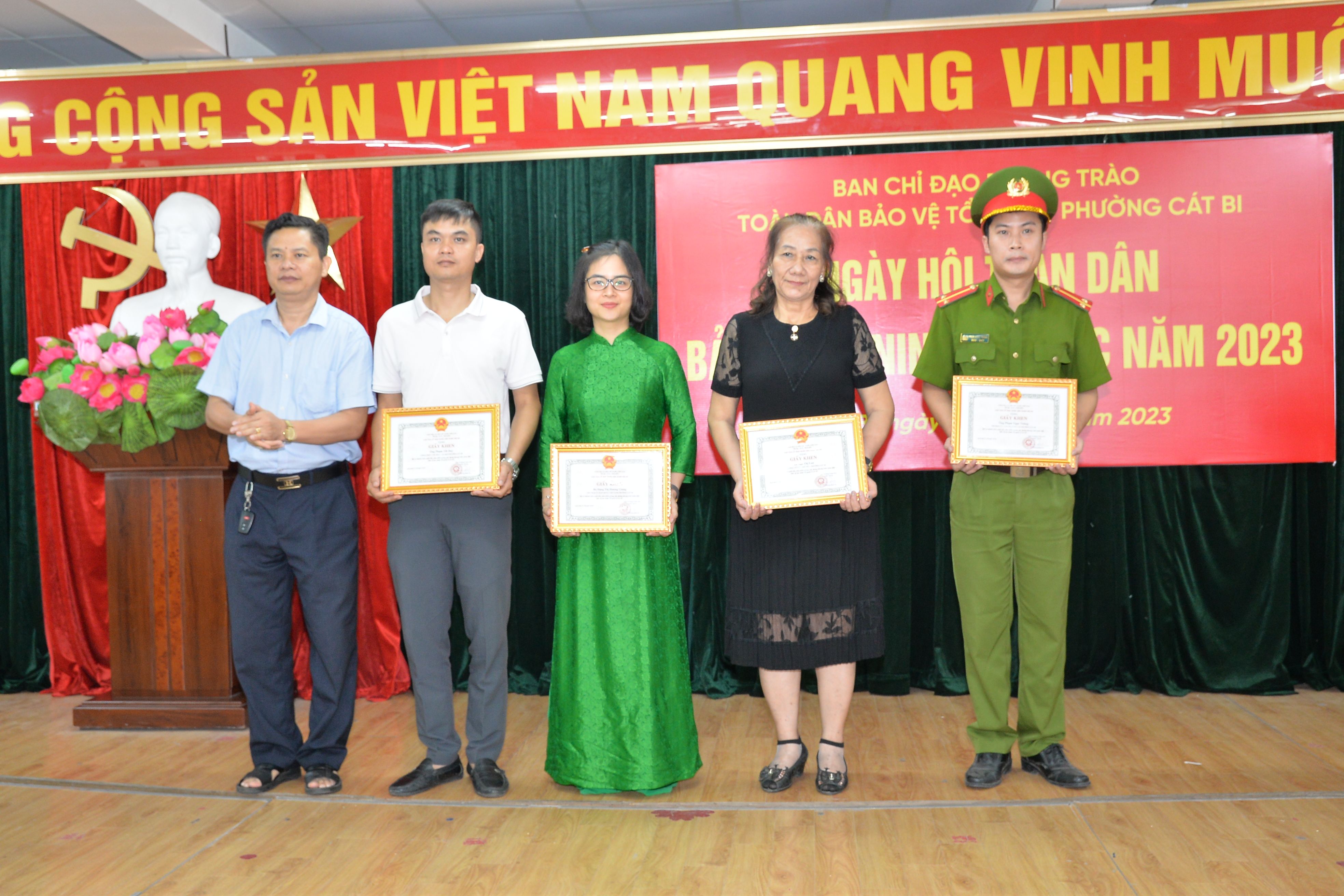 Phường Cát Bi (quận Hải An): Tổ chức “Ngày hội toàn dân bảo vệ an ninh Tổ quốc” năm 2023